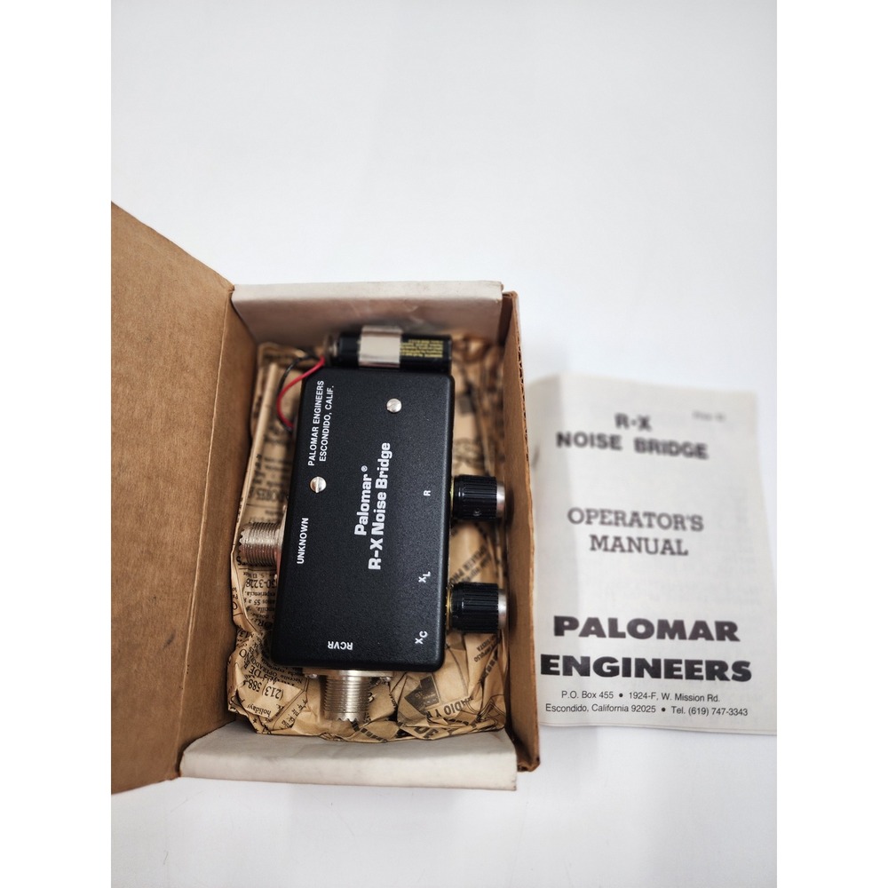 Palomar Engineers R-X Noise Bridge Vintage Ham Radio Antenna Tester with Manual - Picture 2 of 9